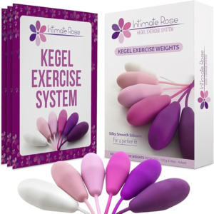 Intimate rose kegel trainer set for women dealing with pelvic health issues